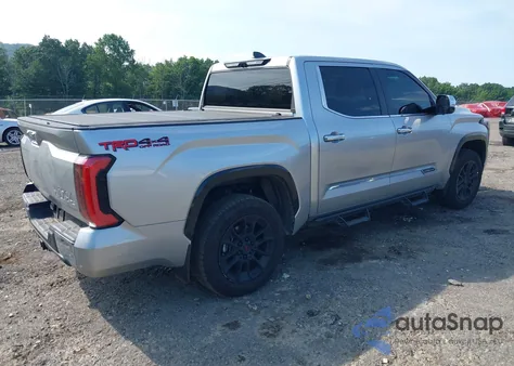 2025 Toyota Tundra Crewmax Platinum/Crewmax 1794 из США, поврежденный, VIN 5TFMA5DB3SX239141